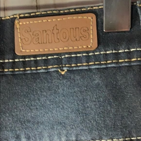 Internation Jeans Santous Style Jeans Size 36 Button Fly Inseam 26 Short - Picture 10 of 11